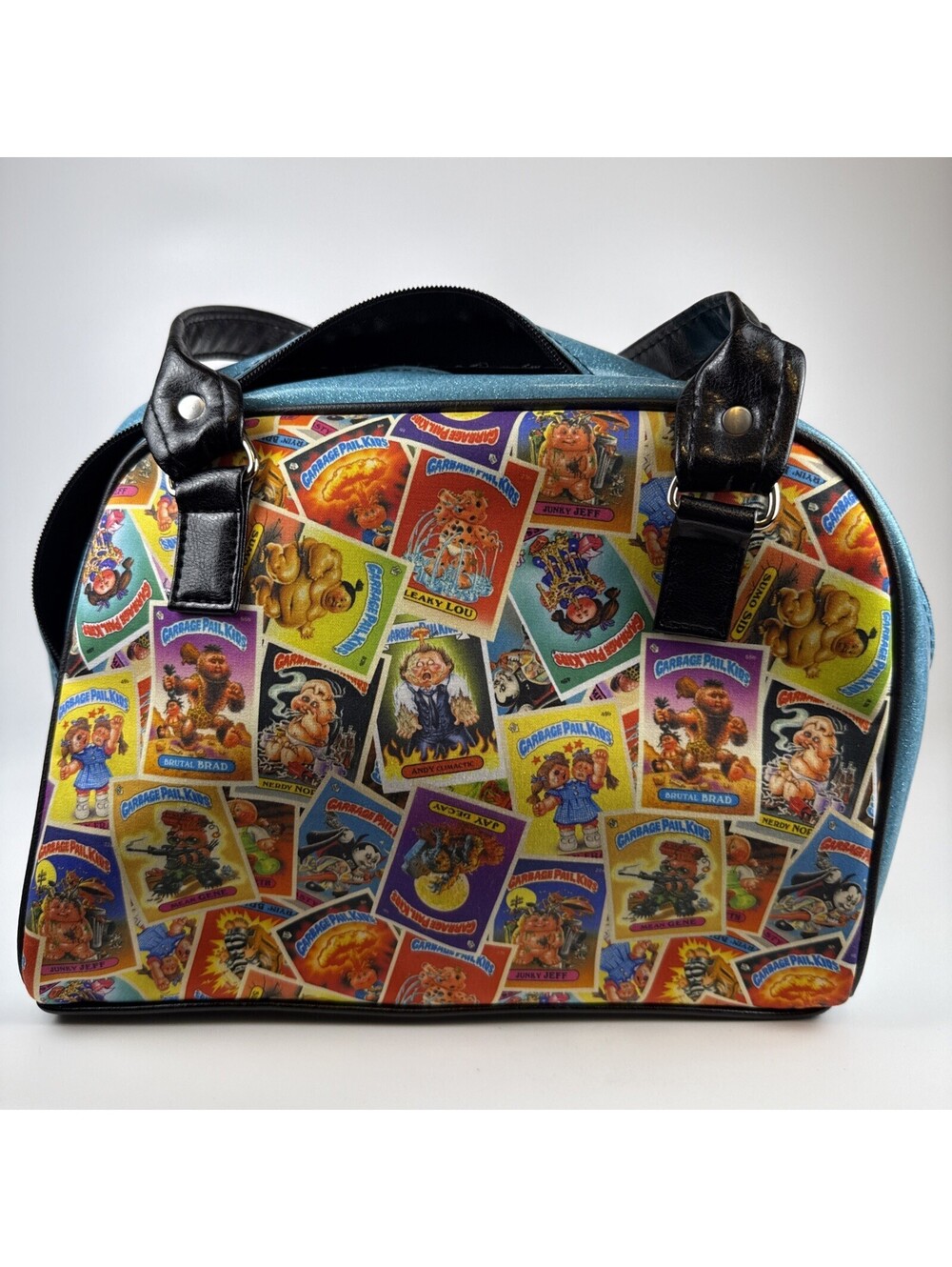 Garbage Pail Kids Bowler Bag 1980s Retro Trading Cards Novelty Purse
